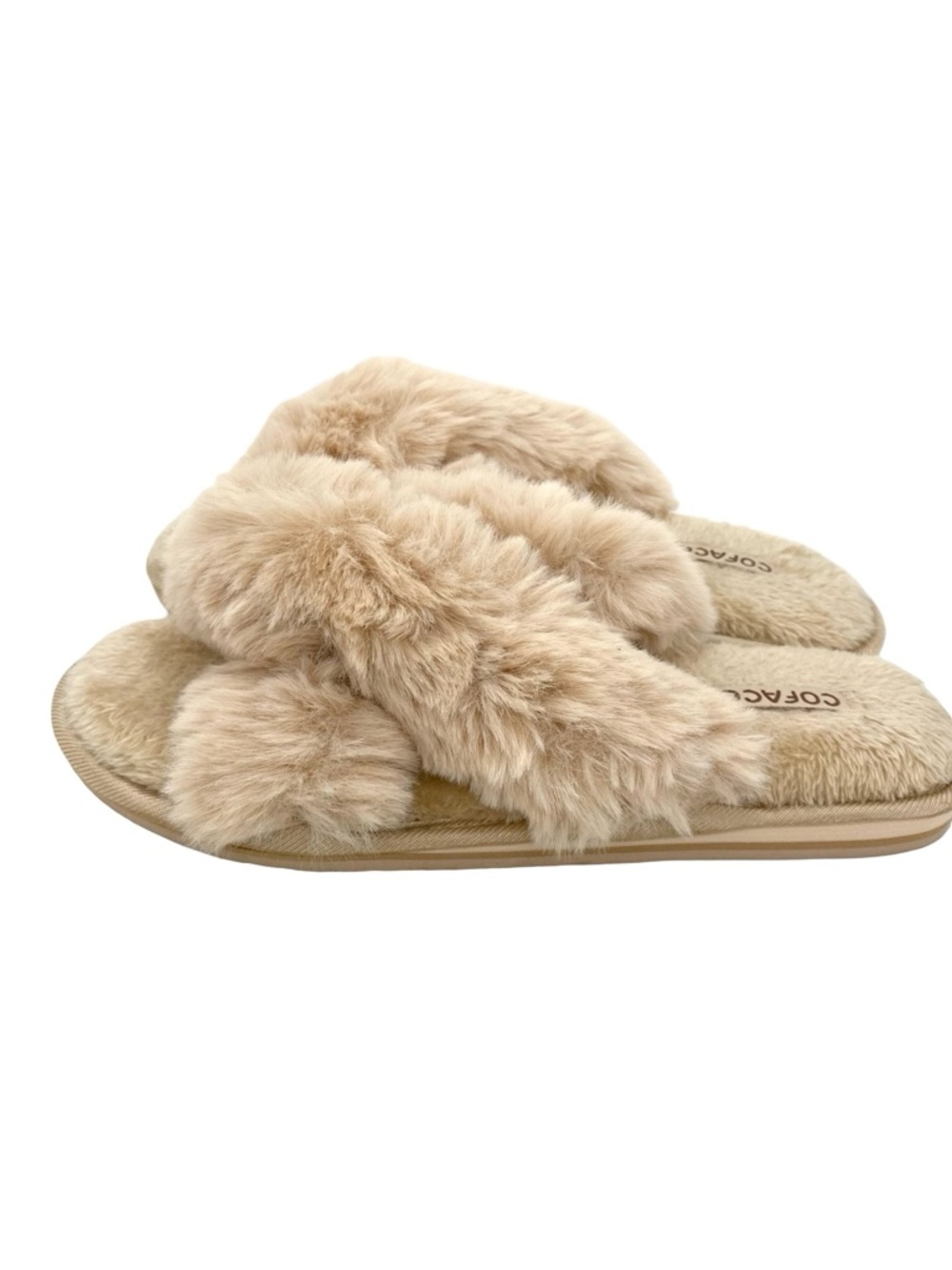 Coface Women’s Fuzzy Slippers Size 9 NWOT - Picture 3 of 8